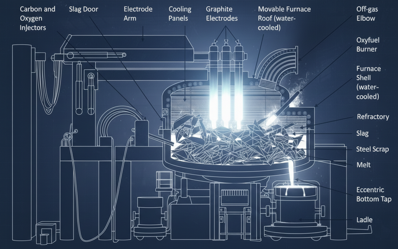Electric Arc Furnace - Technical Blueprint